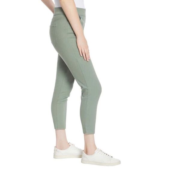 GLORIA VANDERBILT Slimming Effect Sz 12 Pull-On Crop Mid-Rise Pants Green NWT - Picture 3 of 10